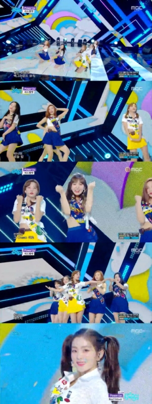 &#39;음악중심&#39; 레드벨벳, 더위 날리는 통통 튀는 매력 &#39;파워 업&#39;