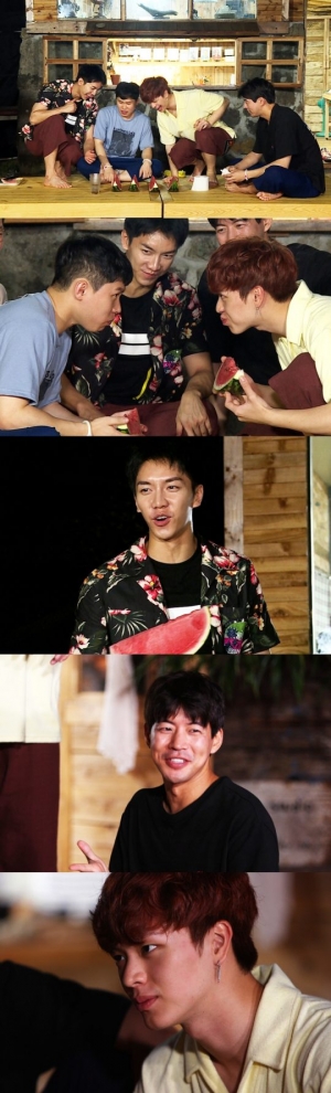 &#39;집사부일체&#39; 육성재, 수박 먹기 대결서 &#34;형들 자는 꼴 못 봐&#34;...승부욕 &#39;활활&#39;