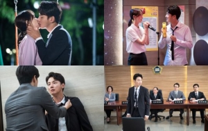 '친판사' 윤시윤♥이유영, 뜨거운 입맞춤...수목극 1위