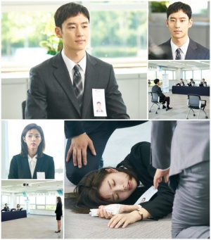 '여우각시별' 당당 이제훈 vs 꽈당 채수빈, &#39;극과 극&#39; 신입사원 면접 포착