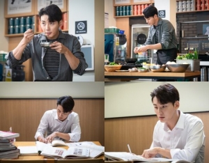 '친판사' 윤시윤 새 인생 시작? 필기+요리 '불타는 학구열'
