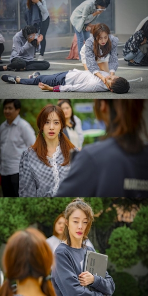 &#39;러블리 호러블리&#39; 함은정 vs 최여진, 8년 전 기묘한 시선...화재사건 진범은?
