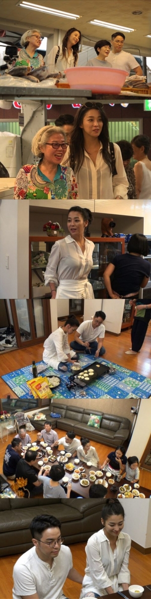 &#39;동상이몽&#39; 한고은♥신영수, 추석 맞아 부산 방문...대가족 총출동