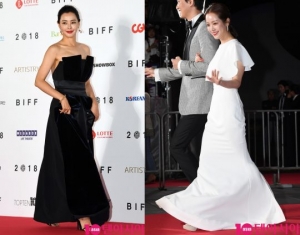 [23rd BIFF] 단아한 화이트 vs 고혹적 블랙, &#39;美의 정석&#39; 레드카펫