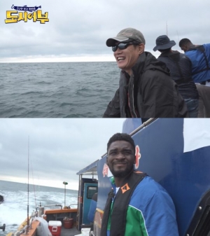 &#39;도시어부&#39; 이경규X샘 오취리, 흥 넘치는 힙합 듀오 결성