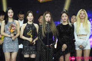 레드벨벳, 대중문화예술상 문체부 장관 표창 &#34;선배님들과 함께라 영광스럽다&#34;