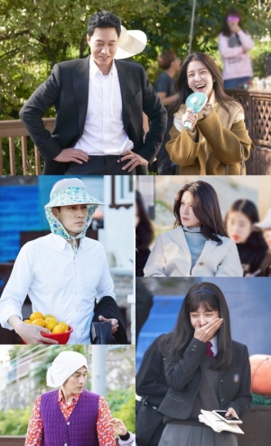 &#39;내뒤테&#39; 소지섭X정인선, 웃음꽃 만개한 현장...쌀쌀한 바람에도 훈훈한 열기
