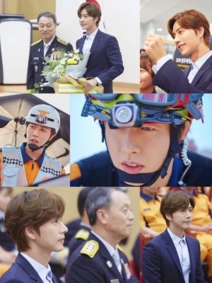 소방관 위한 봉사 ·기부활동 해온 박해진, 소방청 명예소방관 임명