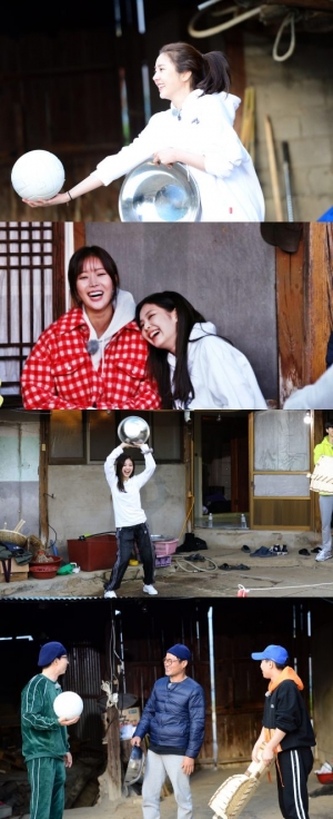 '미추리' 손담비, '살림배구'서 불꽃 승부욕...장도연 기겁