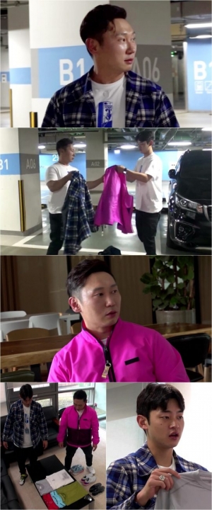 &#34;같은 옷 다른(?) 느낌&#34;...'전참시' 이승윤X매니저, 폭소만발 &#39;핫핑크&#39; 의상 체인지