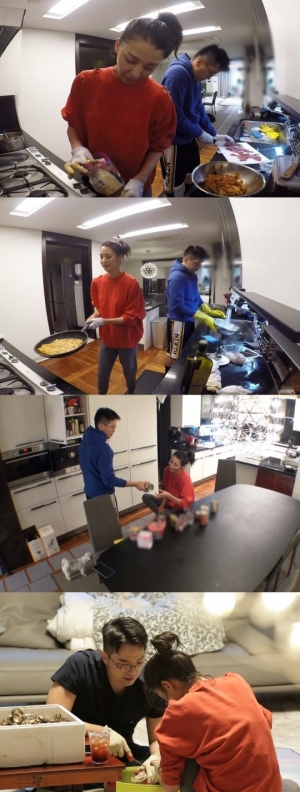 '동상이몽2' 한고은♥신영수, 유통기한 설전...“먹어도 돼 vs 버려야 해”