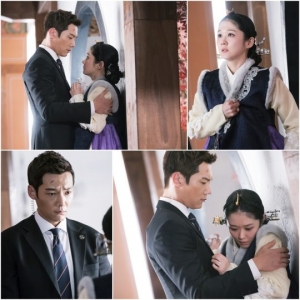 '황후의 품격' 장나라X최진혁, 밀착 포옹 '심멎'...미묘한 분위기