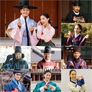 '왕이 된 남자' 여진구X이세영, 한복 차려입고 미소 가득 새해 인사