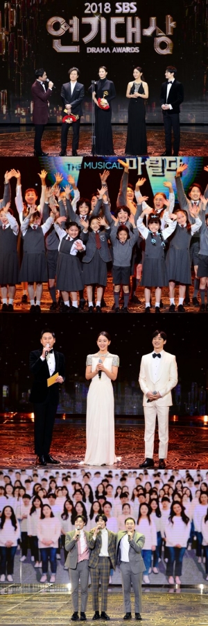 &#39;SBS 연기대상&#39; 감우성X김선아, 나란히 대상 수상...최우수상 빛나는 &#39;황후의 품격&#39;