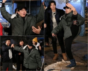 '1박 2일' 이용진, 짧은 다리의 역습...'학다리 각선미' 인증