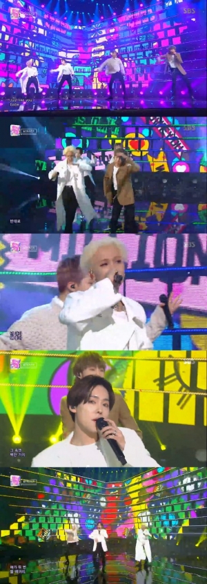 '인기가요' 위너, 사랑에 빠지게 하는 따뜻한 목소리 '밀리언즈'