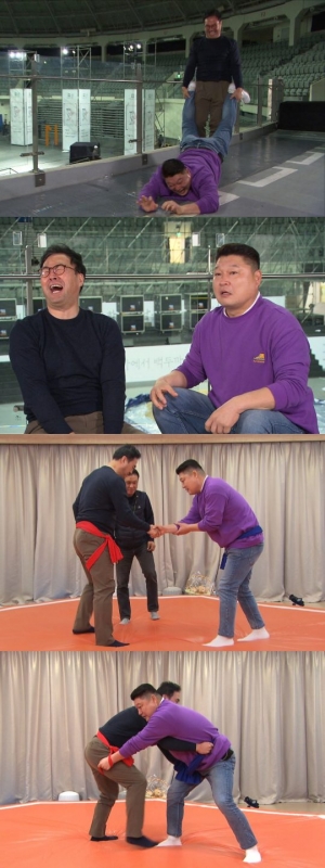 '가로채널' 강호동 vs 이만기, '씨름 레전드' 다시 샅바 맨 사연