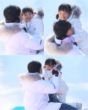 '1박 2일' 차태현 딸 차수진, 새하얀 설원 위 심장어택 천사미소