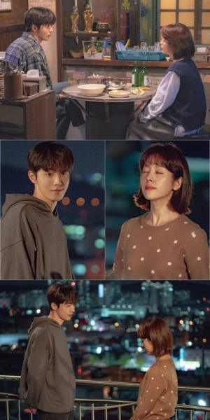 '눈이 부시게' 한지민X남주혁, 심장 '간질간질' 야경 데이트 포착