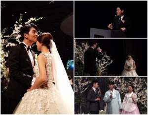 '연애의 맛', 이필모♥서수연 결혼식 단독 공개...서로를 향한 세레나데