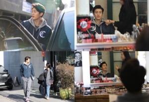 이기우, '운명과 분노' 마지막 출근길 '포착'...아쉬운 발걸음