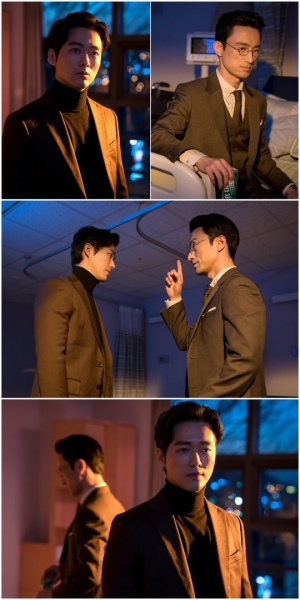 '닥터 프리즈너' 남궁민 vs 김병철, 어둠 속 팽팽한 기싸움...'교도소판 왕좌의 게임'
