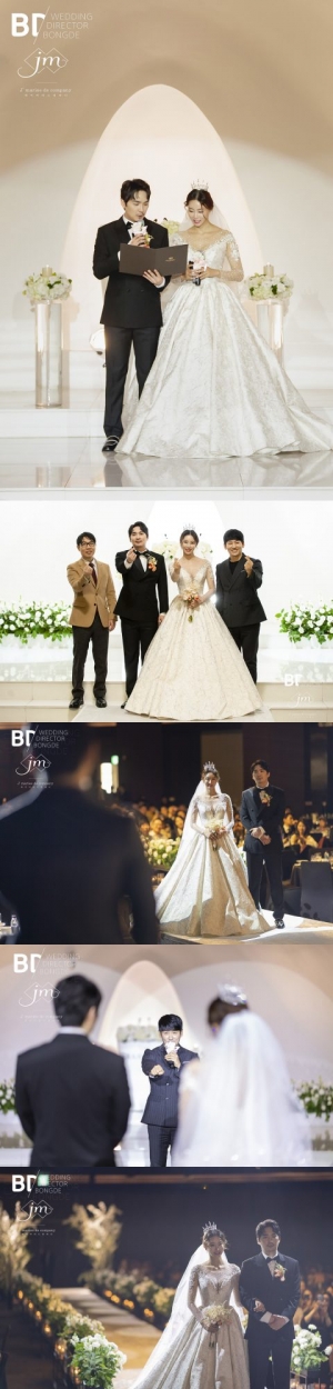 배우 이도아, 시집가는 날…3살 연하 신랑과 결혼 본식 화보 공개