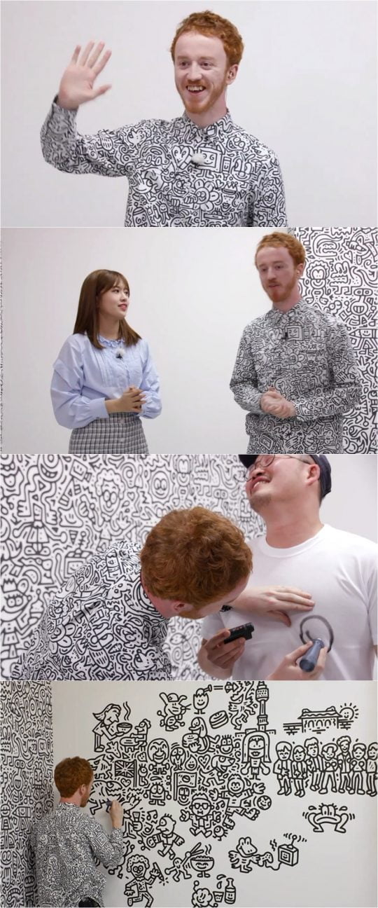 낙서 아티스트 미스터 두들/사진제공=MBC ‘마이 리틀 텔레비전 V2’
