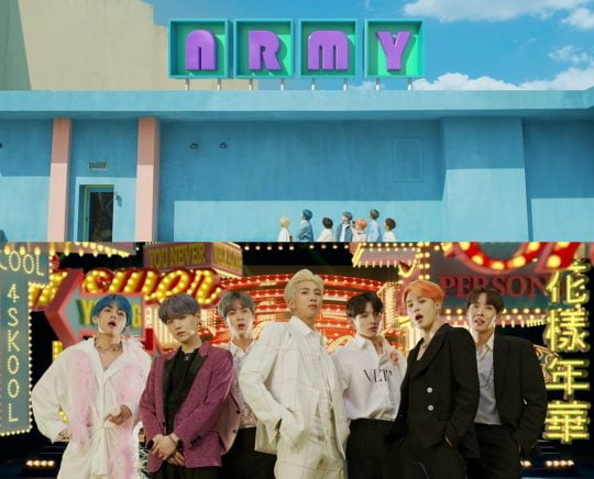 방탄소년단 ‘작은 것들을 위한 시’ 아미 버전./ 사진제공=빅히트