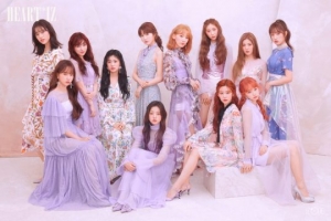 아이즈원 '비올레타', 2개 음원차트 1위…MV 350만 뷰 돌파