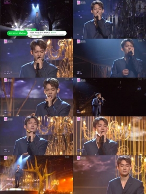 &#39;인기가요&#39; 첸, 솔로 데뷔 무대 &#34;모두 엑소엘(EXO-L) 덕분이다&#34;