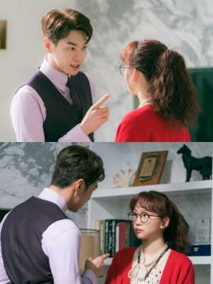 '초면에 사랑합니다' 김영광-진기주, 만나면 '우당탕'...티격태격 케미 예고