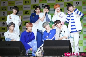[TEN 현장] &#34;모든 무대를 진심으로&#34;…원더나인, BTS 조언 품고 &#39;비상&#39;