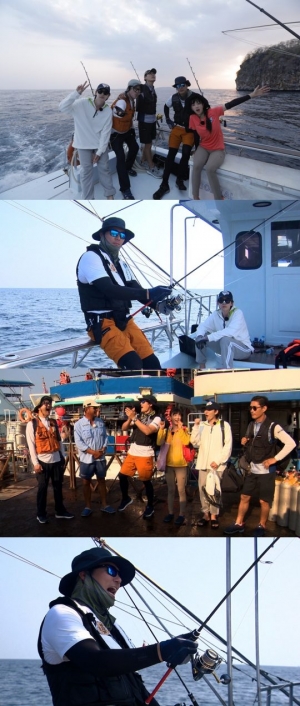 '전설의 빅피쉬' 바다낚시 첫 출조...시속 110km '돛새치'와 대첩