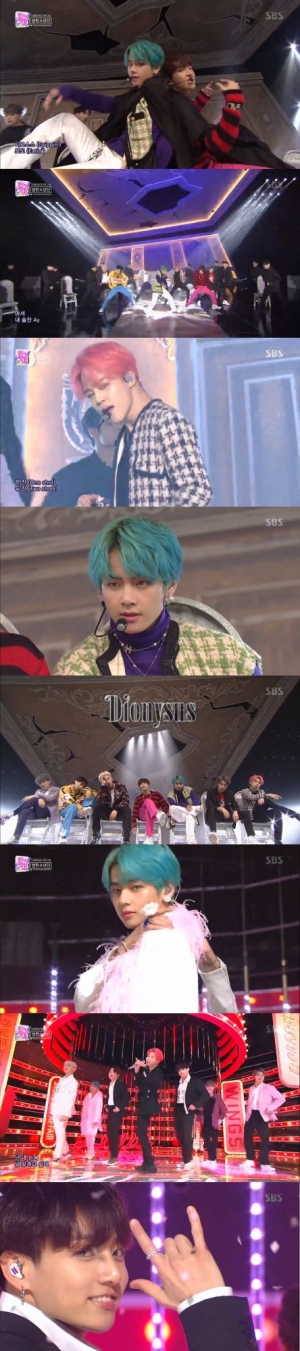 '인기가요' 방탄소년단, 글로벌 아이돌의 품격...블랙핑크, 4월 셋째 주 1위