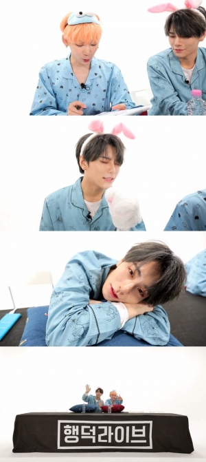 JBJ95, '더쇼'서 잠옷+수면안대 착용...잔망부터 귀염·섹시까지
