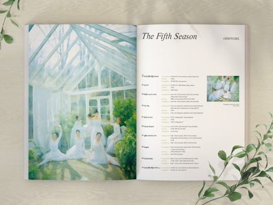 그룹 오마이걸 ‘The Fifth Season’ 트랙리스트 / 사진제공=WM엔터테인먼트
