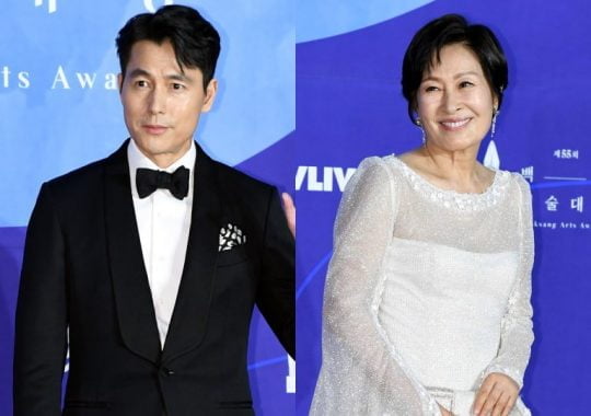 ‘백상예술대상’ 정우성-김혜자./ 사진=텐아시아DB