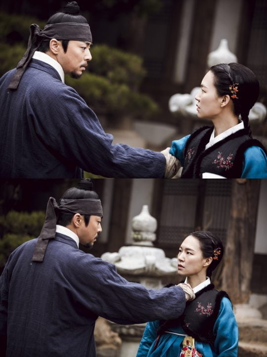 ‘녹두꽃’의 조정석(왼쪽)과 한예리/사진=SBS 제공