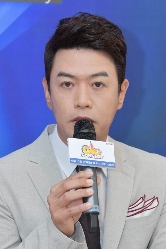 개그맨 김대희가 13일 오전 서울 여의도 KBS 누리동 쿠킹스튜디오에서 열린 ‘개그콘서트’ 1000회 방송 기념 기자간담회에 참석했다. / 사진제공=KBS