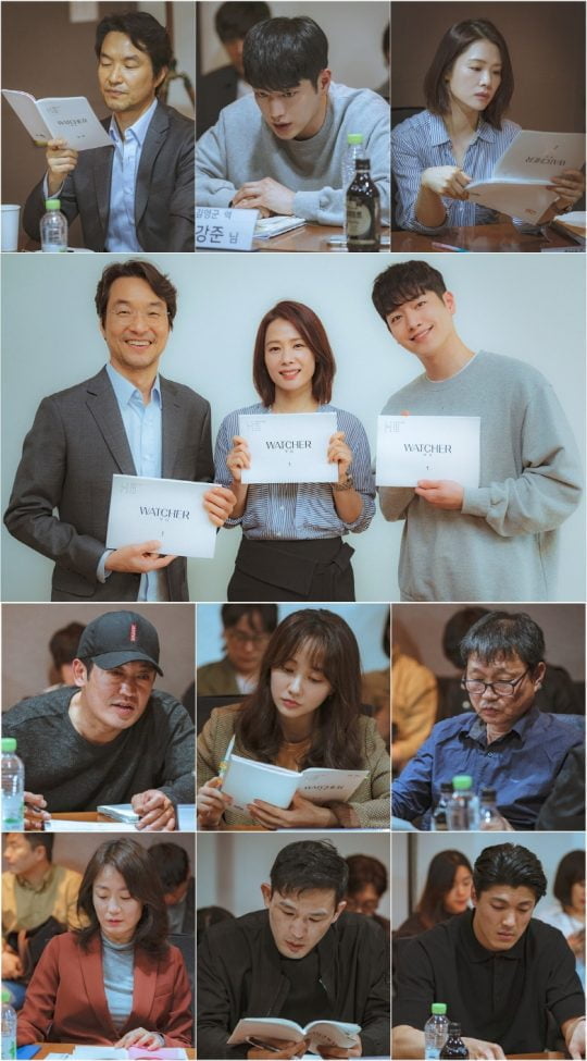 ‘왓쳐’ 대본 리딩 현장/사진제공=OCN