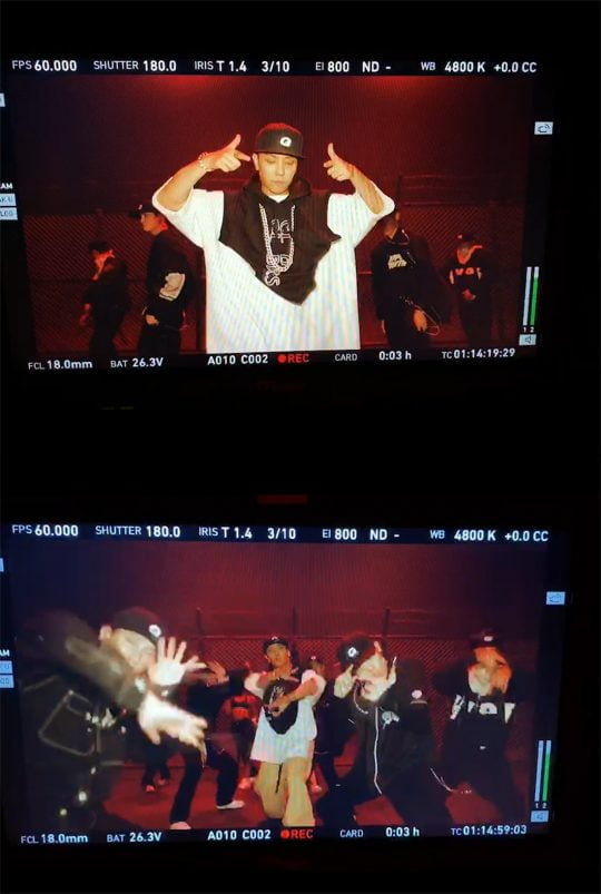 은지원 솔로곡 뮤비 촬영 현장/사진제공=YG엔터테인먼트