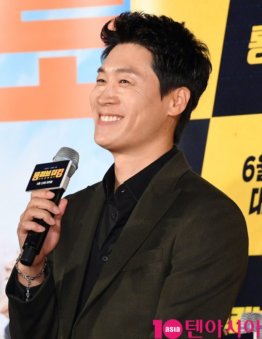 배우 진선규가 20일 오전 서울 을지로 메가박스 동대문에서 열린 영화 ‘롱 리브 더 킹: 목포 영웅’ 제작보고회에 참석했다./ 조준원 기자 wizard333@