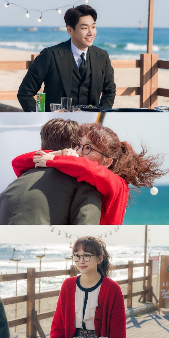 ‘초면에 사랑합니다’ 김영광-진기주 바닷가 데이트/사진제공=SBS