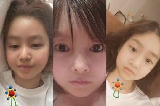 아기로 변한 김성령(왼쪽부터), 황신혜, 정려원./ 사진=인스타그램