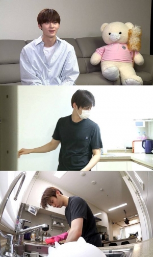 ‘나 혼자 산다’ 황민현, 청소 사랑 비주얼 황제의 말끔한 하루