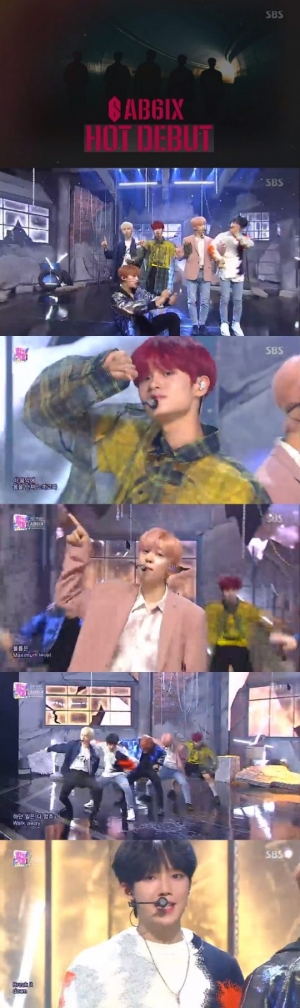 &#39;인기가요&#39; AB6IX, 신입 답지 않은 카리스마