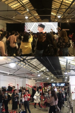 [TEN 현장] &#34;힘들 때 위로가 된 BTS의 노래&#34;…미니 콘서트장 된 런던 팝업스토어