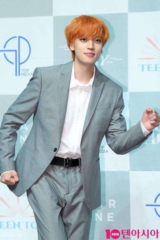 그룹 틴탑의 니엘이 4일 오후 서울 청담동 일지아트홀에서 열린 아홉 번째 미니앨범 ‘디어나인(DEAR. N9NE)’ 발매 기념 쇼케이스에 참석했다./ 이승현 기자 lsh87@