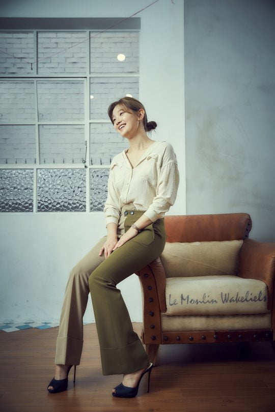 박소담은 “다음 작품은 액션 영화인데, 힘내서 잘 날아다닐 수 있을 만큼 요즘 너무 행복하다”고 말했다. /사진제공=CJ엔터테인먼트